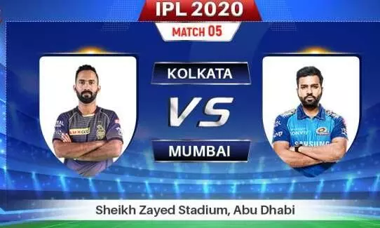 ടോസ് കൊൽക്കത്തക്ക് ; മുംബൈ ബാറ്റിങ്ങിന് ടോസ് കൊൽക്കത്തക്ക് ; മുംബൈ ബാറ്റിങ്ങിന്