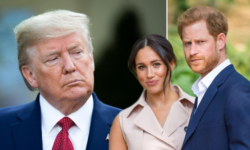 മേഗൻ മെർക്കലി​െൻറ ആരാധകനല്ല; ഹാരിക്ക്​ സൗഭാഗ്യം നേരുന്നു - ​ട്രംപ്​