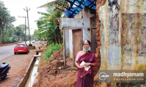 റോഡ് വികസനം കിടപ്പാടം നഷ്​ടമാക്കി; പ്രസന്നകുമാരി ഇനി പെരുവഴിയിൽ
