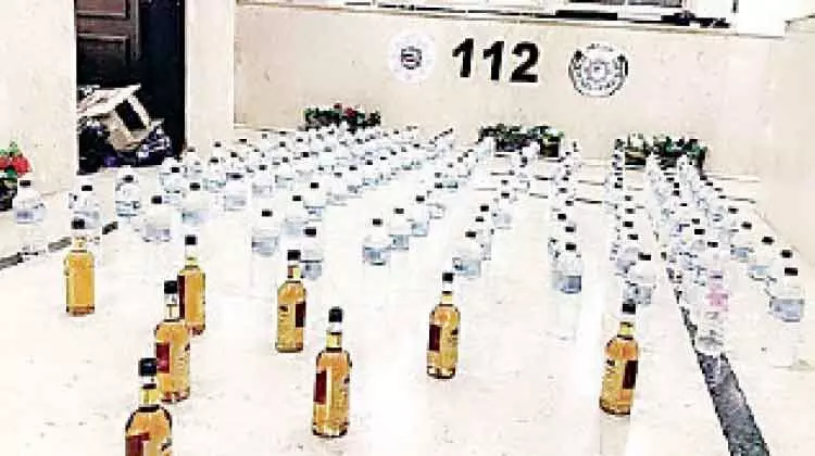 മദ്യനിർമാണകേന്ദ്രത്തിൽ റെയ്ഡ് മദ്യനിർമാണകേന്ദ്രത്തിൽ റെയ്ഡ്