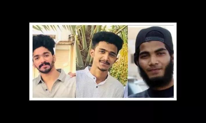 ദമ്മാമിൽ വാഹനാപകടം: മൂന്ന് മലയാളി യുവാക്കൾ മരിച്ചു ദമ്മാമിൽ വാഹനാപകടം: മൂന്ന് മലയാളി യുവാക്കൾ മരിച്ചു