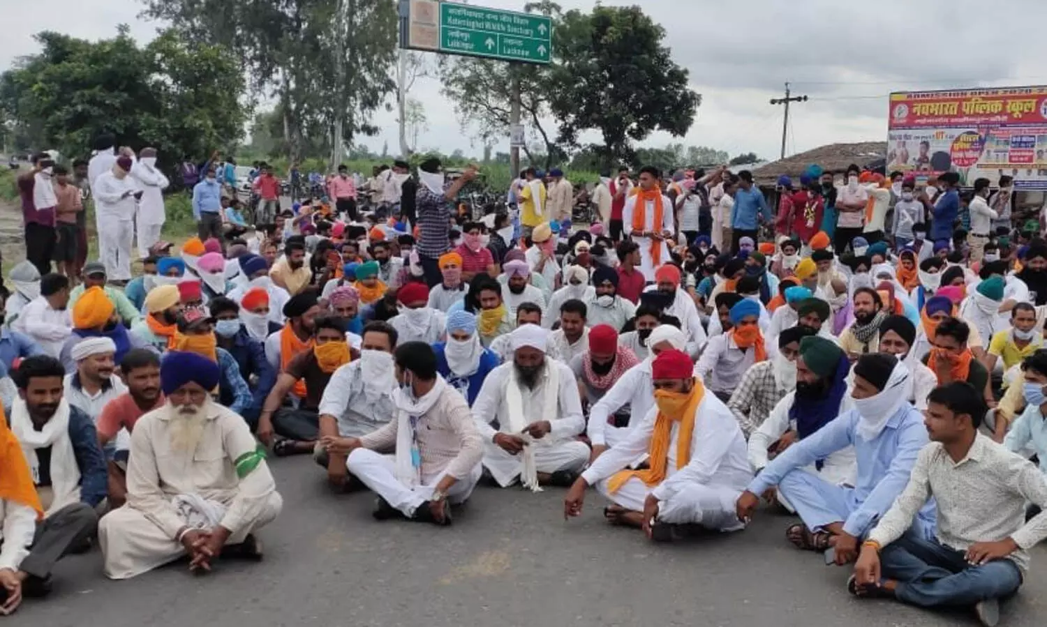 ആളിക്കത്തി കർഷക പ്രതിഷേധം: പഞ്ചാബിലും ഹരിയാനയിലും ബന്ദ്​