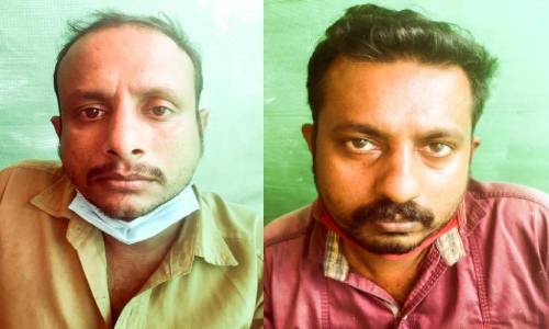 നിർത്തിയിട്ടിരുന്ന ലോറിയിൽനിന്ന്​ മോഷണം: രണ്ടുപേർ അറസ്​റ്റിൽ