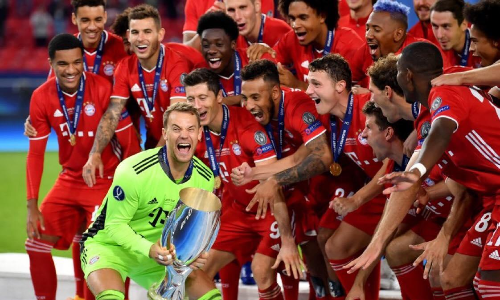 2020ൽ മാത്രം നാലുകപ്പുകൾ; അലമാര നിറച്ച്​ ബയേൺ മ്യൂണിക്​