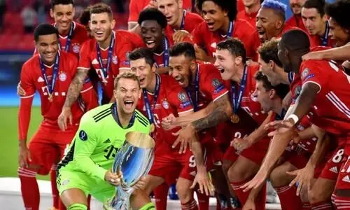 2020ൽ മാത്രം നാലുകപ്പുകൾ; അലമാര നിറച്ച്​ ബയേൺ മ്യൂണിക്​