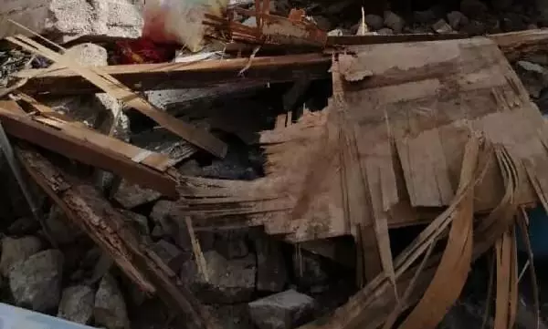 hospital building collapsed