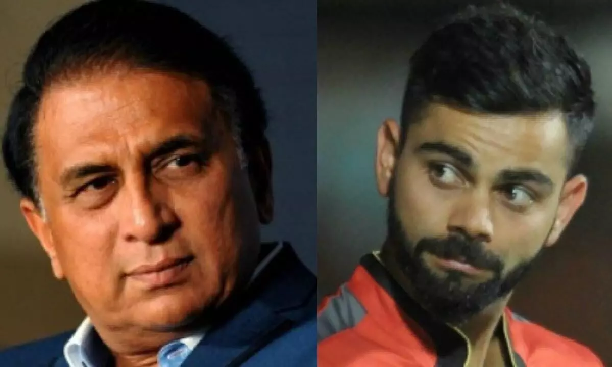 kohli and gavaskar