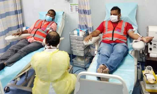 ന​വോ​ദ​യ മ​ക്ക​യി​ൽ ര​ക്ത​ദാ​ന ക്യാ​മ്പ് സം​ഘ​ടി​പ്പി​ച്ചു