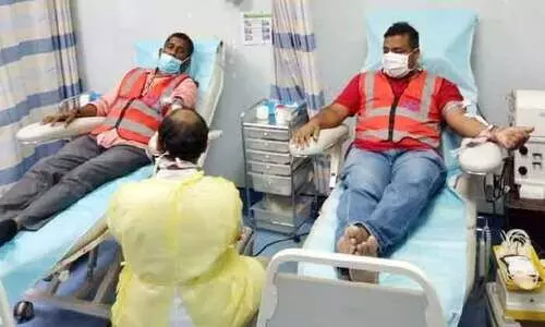 ന​വോ​ദ​യ മ​ക്ക​യി​ൽ ര​ക്ത​ദാ​ന ക്യാ​മ്പ് സം​ഘ​ടി​പ്പി​ച്ചു