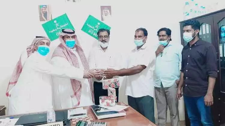 സൗ​ദി ദേ​ശീ​യ​ദി​നം ആ​ഘോ​ഷി​ച്ചു