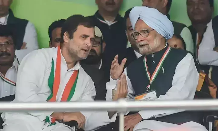 manmohan and rahul manmohan and rahul