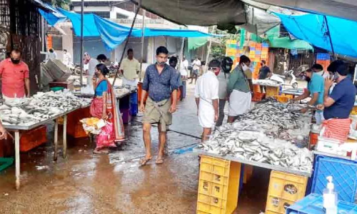 Perambra fish market