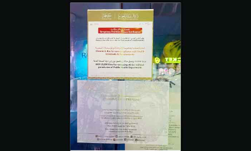 കോവിഡ് നിയമലംഘനം: അജ്മാനില്‍ മൂന്ന് റെസ്​റ്റാറൻറുകൾ പൂട്ടി