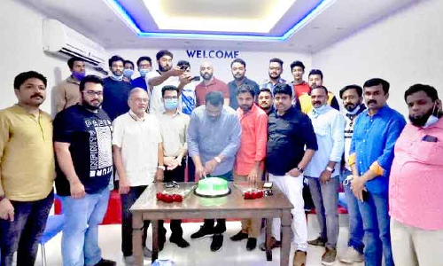 ഖോ​ബാ​ർ യു​നൈ​റ്റ​ഡ് എ​ഫ്.​സി സൗ​ദി ദേ​ശീ​യ​ദി​നം ആ​ഘോ​ഷി​ച്ചു