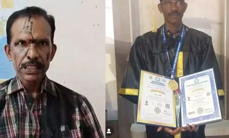 യൂട്യൂബര്‍ വിജയ് പി.നായരുടെ ഡോക്ടറേറ്റ് വ്യാജമോ​​​? സർവകലാശാലക്ക്​ യു.ജി.സി അംഗീകാരമില്ല