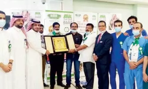 ദേ​ശീ​യ​ദി​ന​ത്തി​ല്‍ ര​ക്ത​ദാ​നം ന​ട​ത്തി​ ഗ​ള്‍ഫ്‌ മ​ല​യാ​ളി ഫെ​ഡ​റേ​ഷ​ൻ