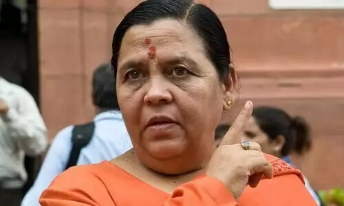 രാമക്ഷേത്രം വന്നു, പക്ഷെ രാമരാജ്യം വന്നിട്ടില്ല; പുറത്താക്കിയതിൽ പ്രതിഷേധിച്ച്​ ഉമാഭാരതി