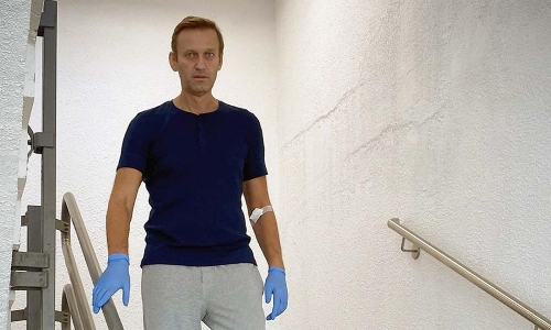 അംഗല മെർകൽ സന്ദർശിച്ചതായി നാവൽനി