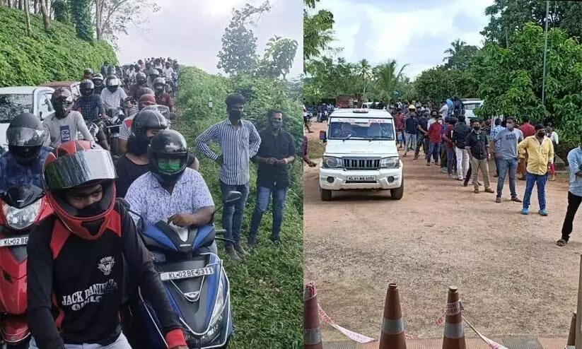 മഞ്ഞ്​ കാണാനുള്ള അഞ്ചലോട്ടം വിനയായി; പിനാക്ക്​ൾ വ്യൂ പോയിൻറിലെത്തിയ ജനക്കൂട്ടത്തിന്​ പിഴയിട്ട്​ പൊലീസ്​