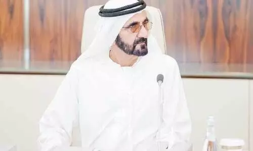 അ​ണി​യി​ച്ചൊ​രു​ക്കാം അ​ടു​ത്ത അ​ര​നൂ​റ്റാ​ണ്ട്​: പ്ര​വാ​സി​ക​ളെ​യും സ്വാ​ഗ​തം ചെ​യ്​​ത്​ ശൈ​ഖ്​ മു​ഹ​മ്മ​ദ്​