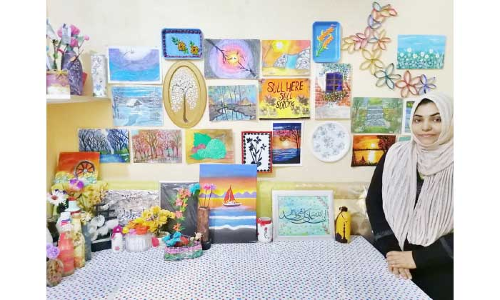 ഒന്നും വേസ്​റ്റല്ല; കരവിരുത്​ കൊണ്ട്​ മുഹ്‌സിന എല്ലാം അലങ്കാരമാക്കുന്നു