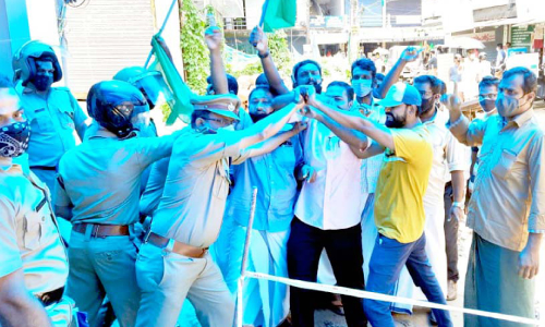 Widespread protest in Payyoli