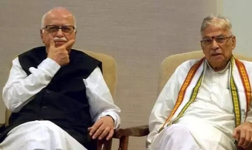 രാമജന്മഭൂമി പ്രസ്ഥാനത്തോടുള്ള  പ്രതിബദ്ധത വ്യക്തമാക്കുന്ന വിധിയെന്ന്​ അദ്വാനി; ചരിത്രപരമെന്ന്​ മുരളി മനോഹർ ജോഷി