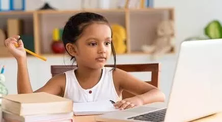 How happy are the children during School at Home?