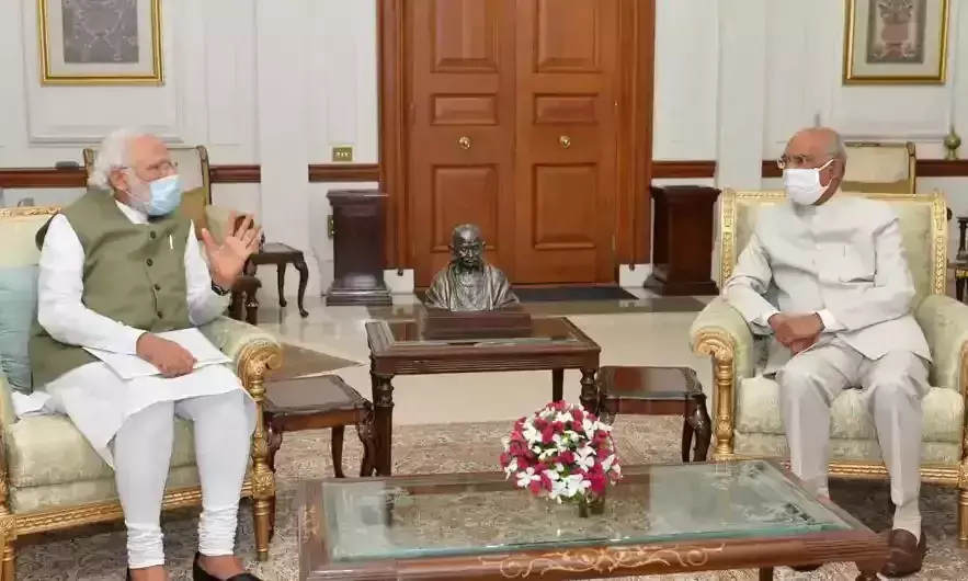 രാഷ്ട്രപതിയുടെ 75ാം പിറന്നാളിന് ആശംസകളുമാ‍യി മോദി