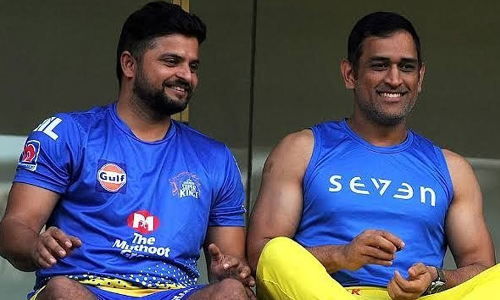 റെക്കോർഡ്​ തകർത്തത്​ നിങ്ങളായതിൽ സന്തോഷം മഹിഭായ്​; അപൂർവ്വ നേട്ടത്തിൽ ധോണിയെ അഭിനന്ദിച്ച്​ റെയ്​ന