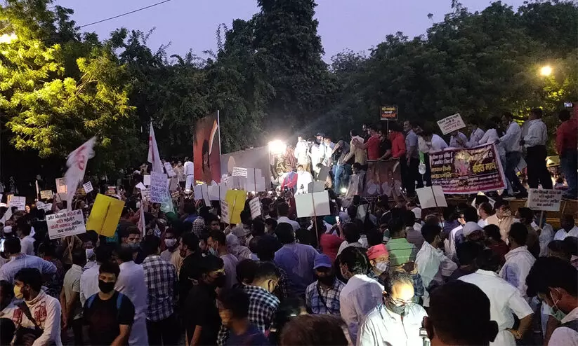 ഹാഥറസ് കൂട്ടബലാത്സംഗക്കൊല: രോഷം പടരുന്നു; ജന്തർ മന്തറിൽ വൻപ്രതിഷേധം