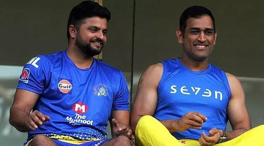 റെക്കോർഡ് തകർത്തത് നിങ്ങളായതിൽ സന്തോഷം മഹിഭായ്; അപൂർവ്വ നേട്ടത്തിൽ ധോണിയെ അഭിനന്ദിച്ച് റെയ്ന റെക്കോർഡ് തകർത്തത് നിങ്ങളായതിൽ സന്തോഷം മഹിഭായ്; അപൂർവ്വ നേട്ടത്തിൽ ധോണിയെ അഭിനന്ദിച്ച് റെയ്ന