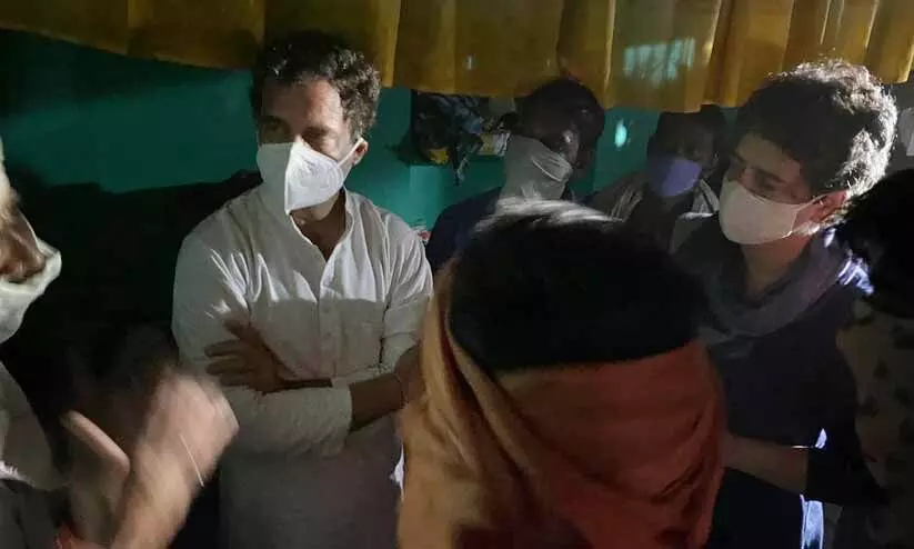 ഹാഥറസ്: നീതി ലഭിക്കും വരെ പോരാട്ടം തുടരും -പ്രിയങ്ക ഹാഥറസ്: നീതി ലഭിക്കും വരെ പോരാട്ടം തുടരും -പ്രിയങ്ക