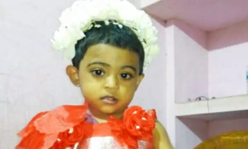 ഗ്രില്ല് തലയിൽ വീണ് രണ്ടുവയസുകാരിക്ക് ദാരുണാന്ത്യം ഗ്രില്ല് തലയിൽ വീണ് രണ്ടുവയസുകാരിക്ക് ദാരുണാന്ത്യം