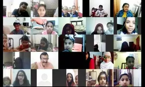 വാ​ദി ക​ബീ​ർ ബാ​ല​കൂ​ട്ടാ​യ്മ ഒാ​ൺ​ലൈ​ൻ സം​ഗ​മം