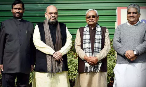 ബിഹാർ തെരഞ്ഞെടുപ്പ്​: സീറ്റുകൾ തുല്യമായി പങ്കിട്ട്​ ജെ.ഡി.യുവും ബി.ജെ.പിയും