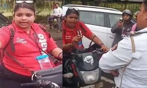 നടുറോഡിൽ പൊലീസുമായി വാഗ്വാദം; സൊമാറ്റോ ജീവനക്കാരി ഒരു വർഷമായി ജയിലിൽ