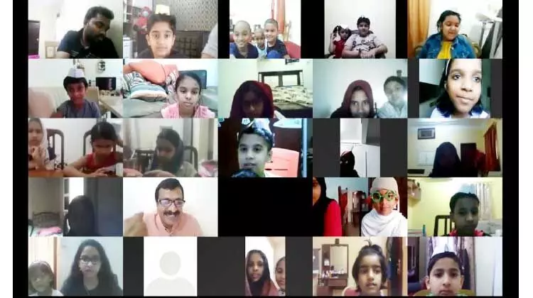 വാ​ദി ക​ബീ​ർ ബാ​ല​കൂ​ട്ടാ​യ്മ ഒാ​ൺ​ലൈ​ൻ സം​ഗ​മം