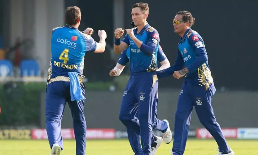 ഹൈദരാബാദിനെതിരെ 34 റൺസ് ജയം; മുംബൈ ഇന്ത്യൻസ് തലപ്പത്ത് ഹൈദരാബാദിനെതിരെ 34 റൺസ് ജയം; മുംബൈ ഇന്ത്യൻസ് തലപ്പത്ത്