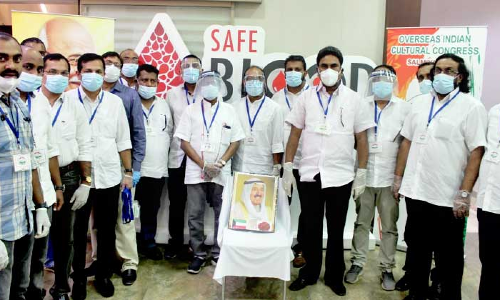 അമീറിന്​ ആദരമർപ്പിച്ച്​ രക്​തദാന ക്യാമ്പ്​