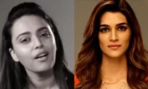 നിങ്ങളുടെ ആൺമക്കളെ സംസ്​കാരം പഠിപ്പിക്കൂ; ബി.ജെ.പി എം.എൽ.എക്കെതിരെ സ്വരഭാസ്​കറും കൃതിസനോണും