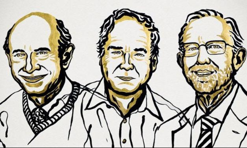 വൈദ്യശാസ്ത്രത്തിനുള്ള നൊബേൽ പുരസ്​കാരം പങ്കിട്ട്​ മൂന്നു ശാസ്​ത്രജ്ഞർ