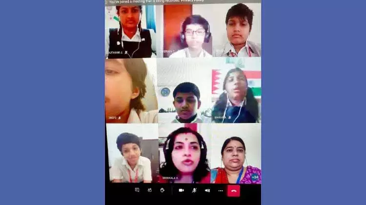 രാഷ്ട്രപിതാവിന് ആദരവുമായി ഇന്ത്യന് സ്കൂള് രാഷ്ട്രപിതാവിന് ആദരവുമായി ഇന്ത്യന് സ്കൂള്