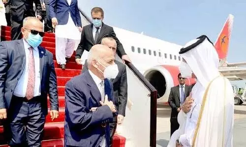 അഫ്​ഗാൻ പ്രസിഡൻറ്​ ഖത്തറിൽ