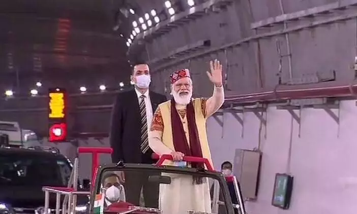 അടൽ തുരങ്കപാതയിൽ 72 മണിക്കൂറിനിടെ മൂന്ന് വാഹനാപകടം