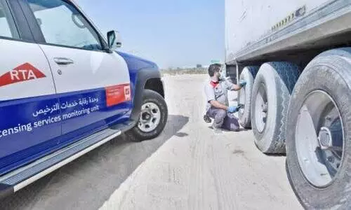 നേരി​ട്ടെത്തി ടയറുകൾ പരിശോധിച്ച്​ ആർ.ടി.എ