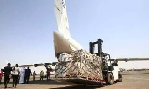 സുഡാനിലേക്ക്​ കുവൈത്ത്​ അഞ്ചാമത്​ സഹായ വിമാനമയച്ചു