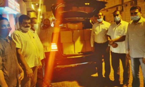 ഭക്ഷ്യ കിറ്റ് വിതരണവുമായി കെ.എം.സി.സി ഹിദ്ദ് അറാദ് ഖലാലി പ്രവിശ്യ ഘടകം