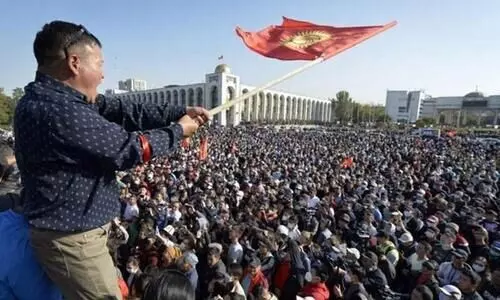 പ്രതിപക്ഷ പ്രക്ഷോഭം; കിർഗിസ്ഥാനിൽ തെര​ഞ്ഞെടുപ്പ്​ ഫലം റദ്ദാക്കി