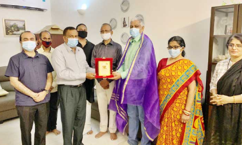 മുരളീധരൻ ആർ. കർത്തക്ക്​​ യാത്രയയപ്പ്​ നൽകി